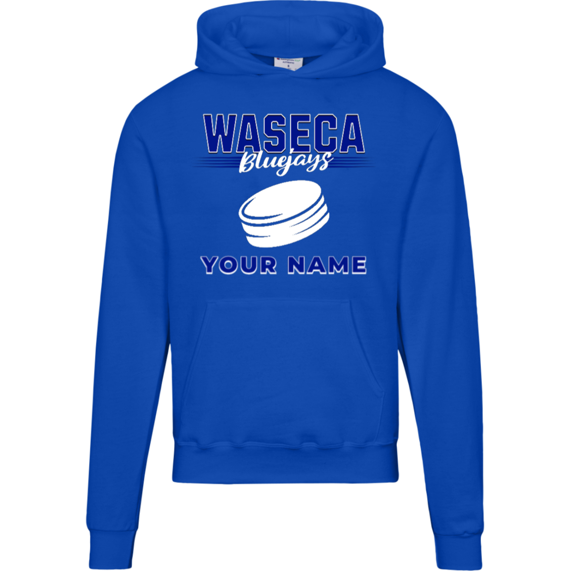 Waseca Bluejays Custom Champion Hoodie – Youth and Adult Sizes