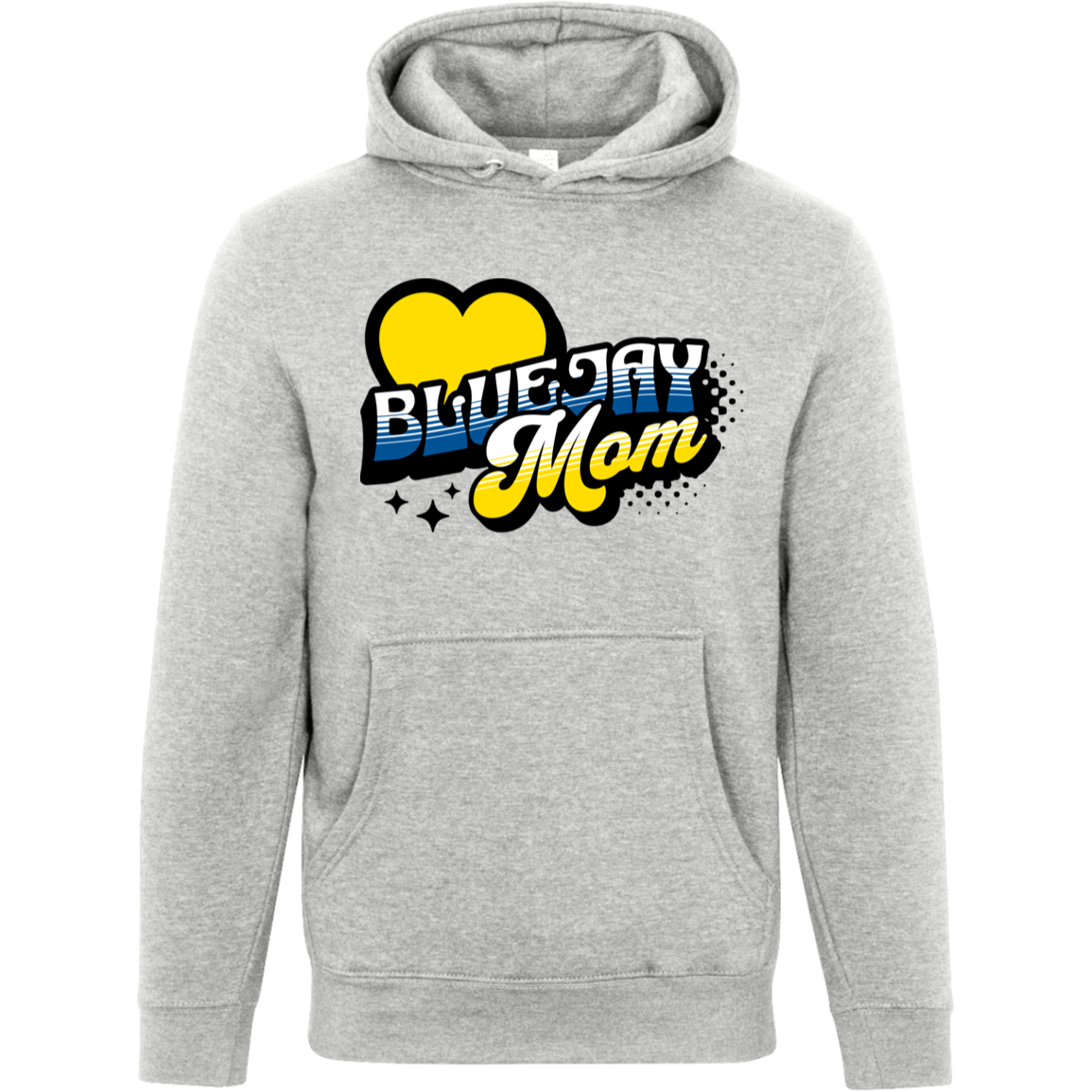 Bluejay Mom Custom Hoodie – Game Day Gear with a Personal Touch