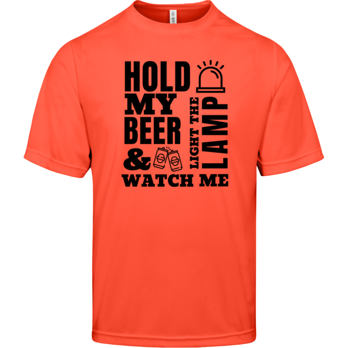 Hold My Beer and Watch Me Light the Lamp - Men's League Hockey Tee
