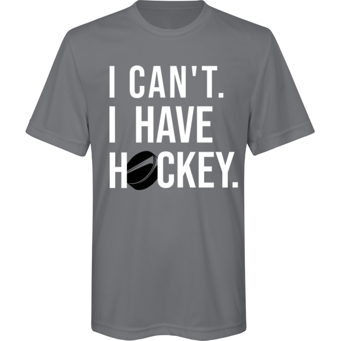 I Can't. I Have Hockey. Youth Tee – Bold and Lightweight