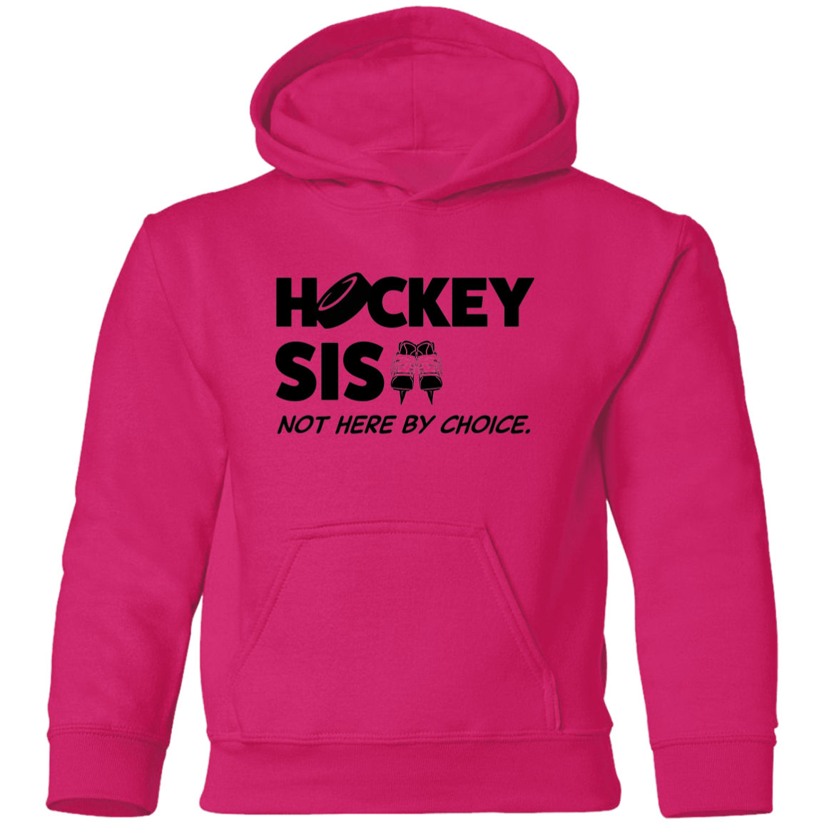 Hockey Sis Hoodie – Funny Youth Pullover for Hockey Sisters