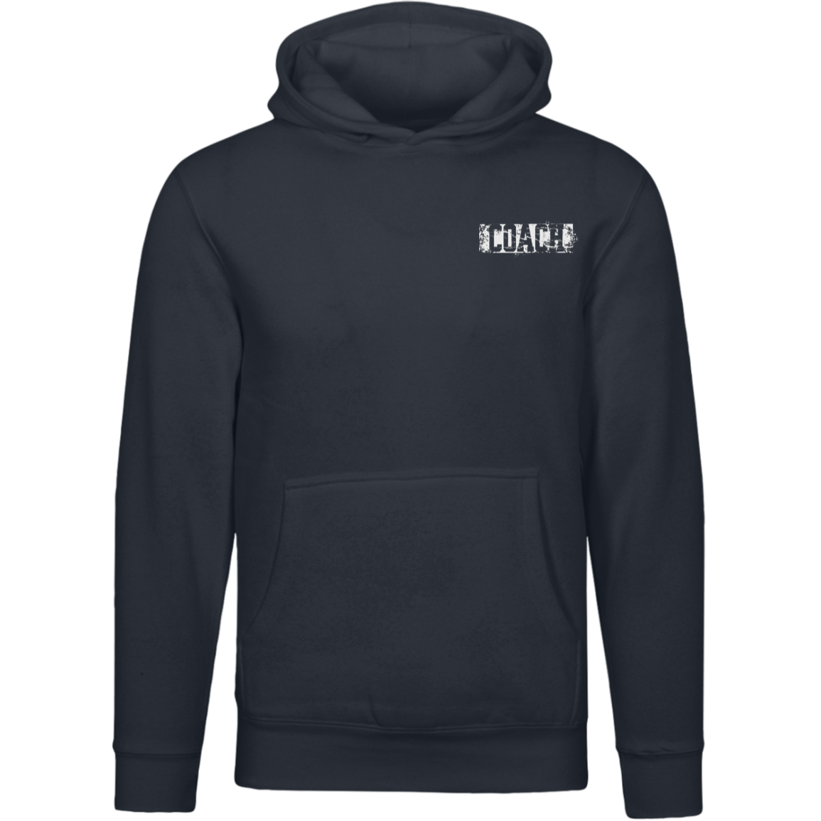 Eat, Sleep, Coach, Repeat Hoodie – Bold Front & Back Design for Coaches