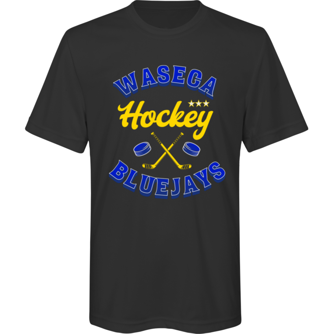 Waseca Bluejays Hockey T-Shirt - Youth & Adult Sizes | Performance Tee