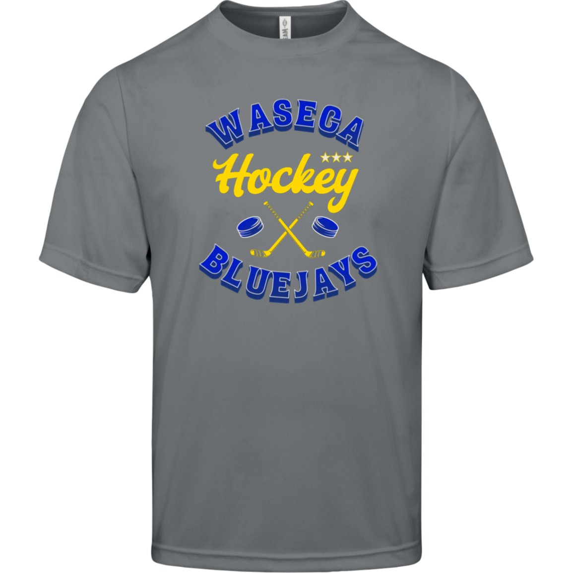 Waseca Bluejays Hockey T-Shirt - Youth & Adult Sizes | Performance Tee