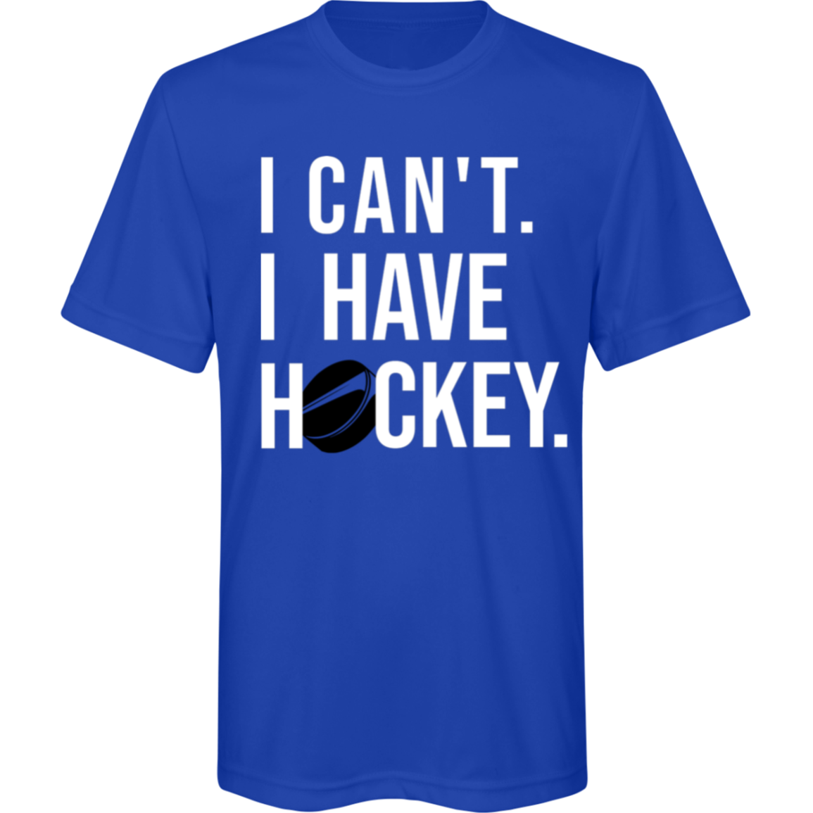 I Can't. I Have Hockey. Youth Tee – Bold and Lightweight