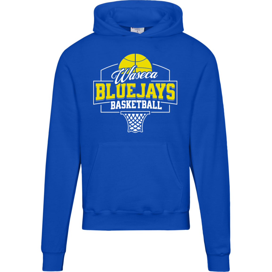 Waseca Bluejays Basketball Hoodie – Champion Powerblend