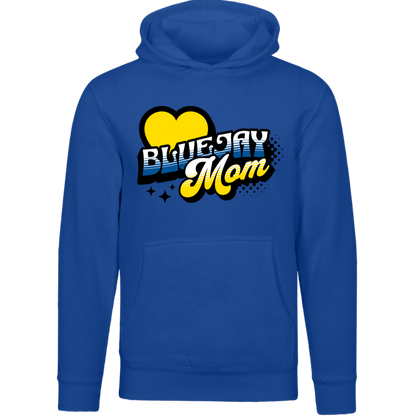 Bluejay Mom Custom Hoodie – Game Day Gear with a Personal Touch