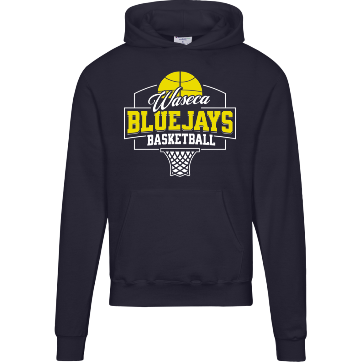 Waseca Bluejays Basketball Hoodie – Champion Powerblend