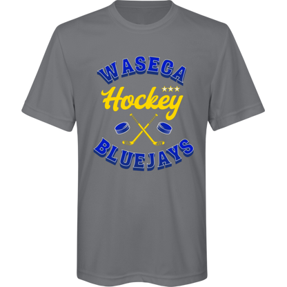 Waseca Bluejays Hockey T-Shirt - Youth & Adult Sizes | Performance Tee