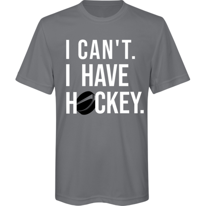 I Can't. I Have Hockey. Youth Tee – Bold and Lightweight