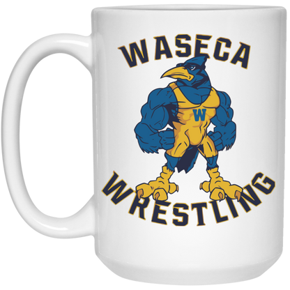 Waseca Wrestling Logo Coffee Mug - Available in 11oz & 15oz Sizes | Microwave & Dishwasher Safe