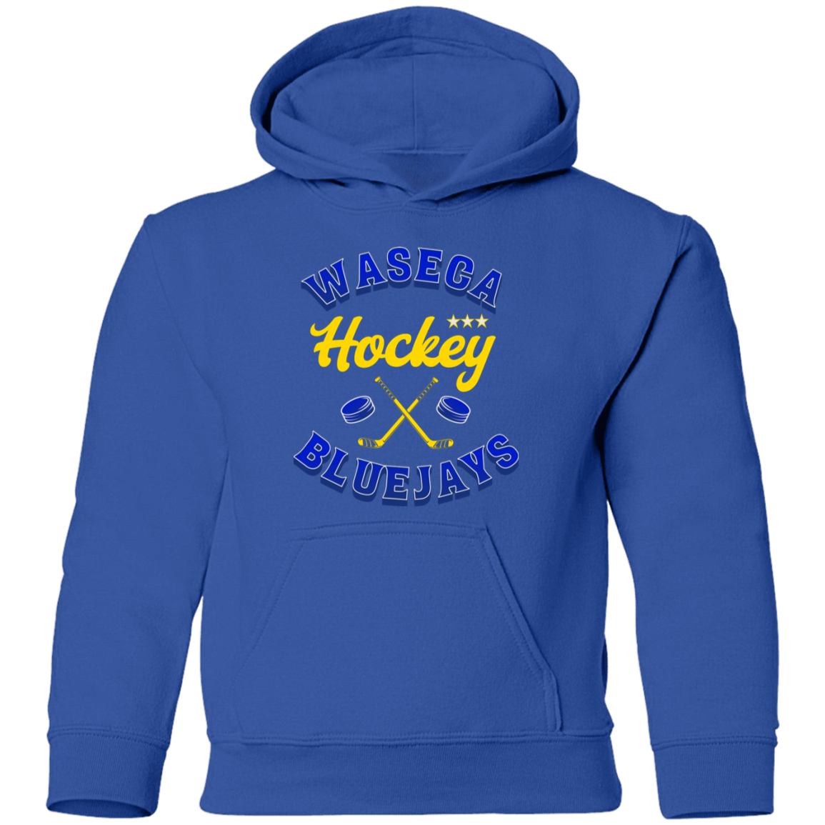 Waseca Bluejays Hockey Hoodie - Youth & Adult Sizes | Team Pride Sweatshirt