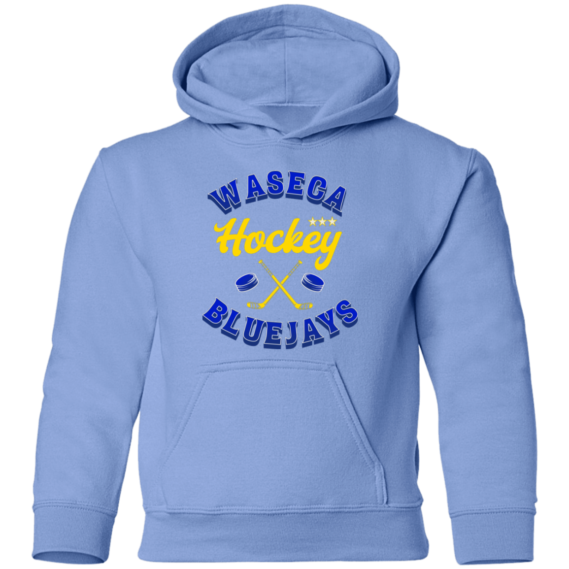 Waseca Bluejays Hockey Hoodie - Youth & Adult Sizes | Team Pride Sweatshirt