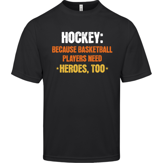Hockey Heroes - Funny Hockey Shirt for Adults & Kids