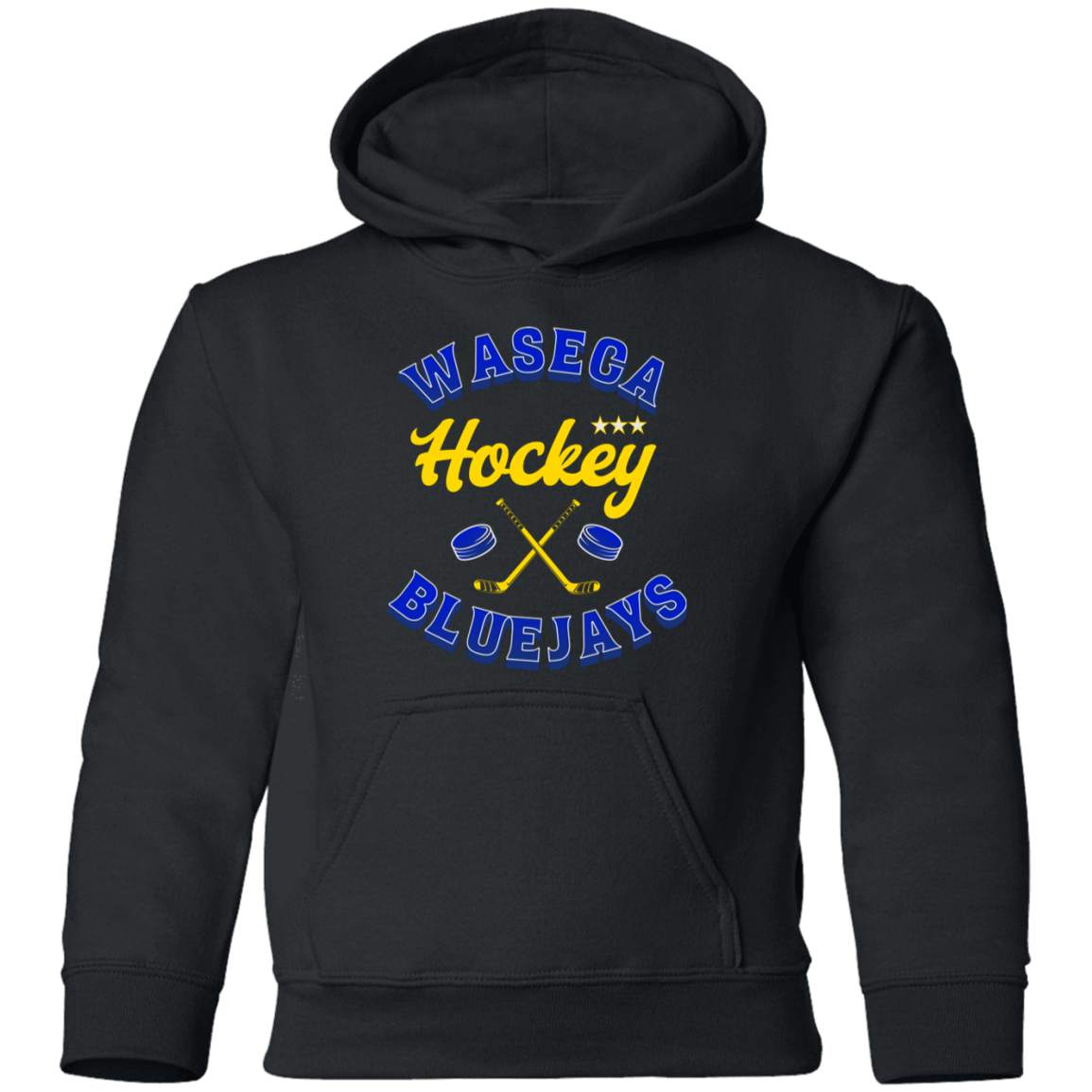 Waseca Bluejays Hockey Hoodie - Youth & Adult Sizes | Team Pride Sweatshirt
