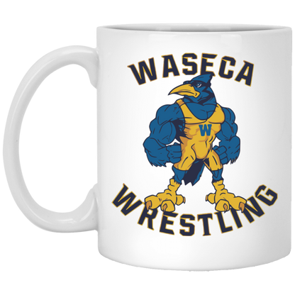 Waseca Wrestling Logo Coffee Mug - Available in 11oz & 15oz Sizes | Microwave & Dishwasher Safe