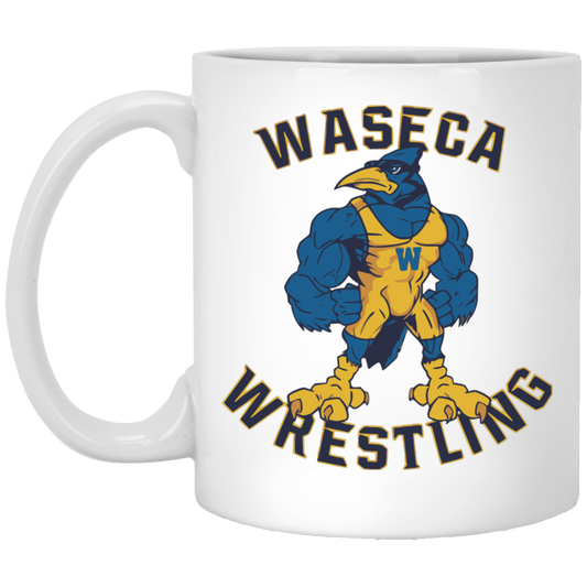 Waseca Wrestling Logo Coffee Mug - Available in 11oz & 15oz Sizes | Microwave & Dishwasher Safe