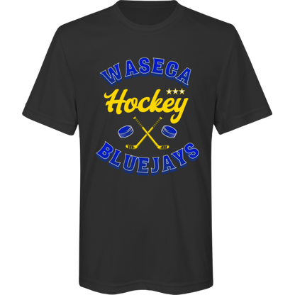 Waseca Bluejays Hockey T-Shirt - Youth & Adult Sizes | Performance Tee