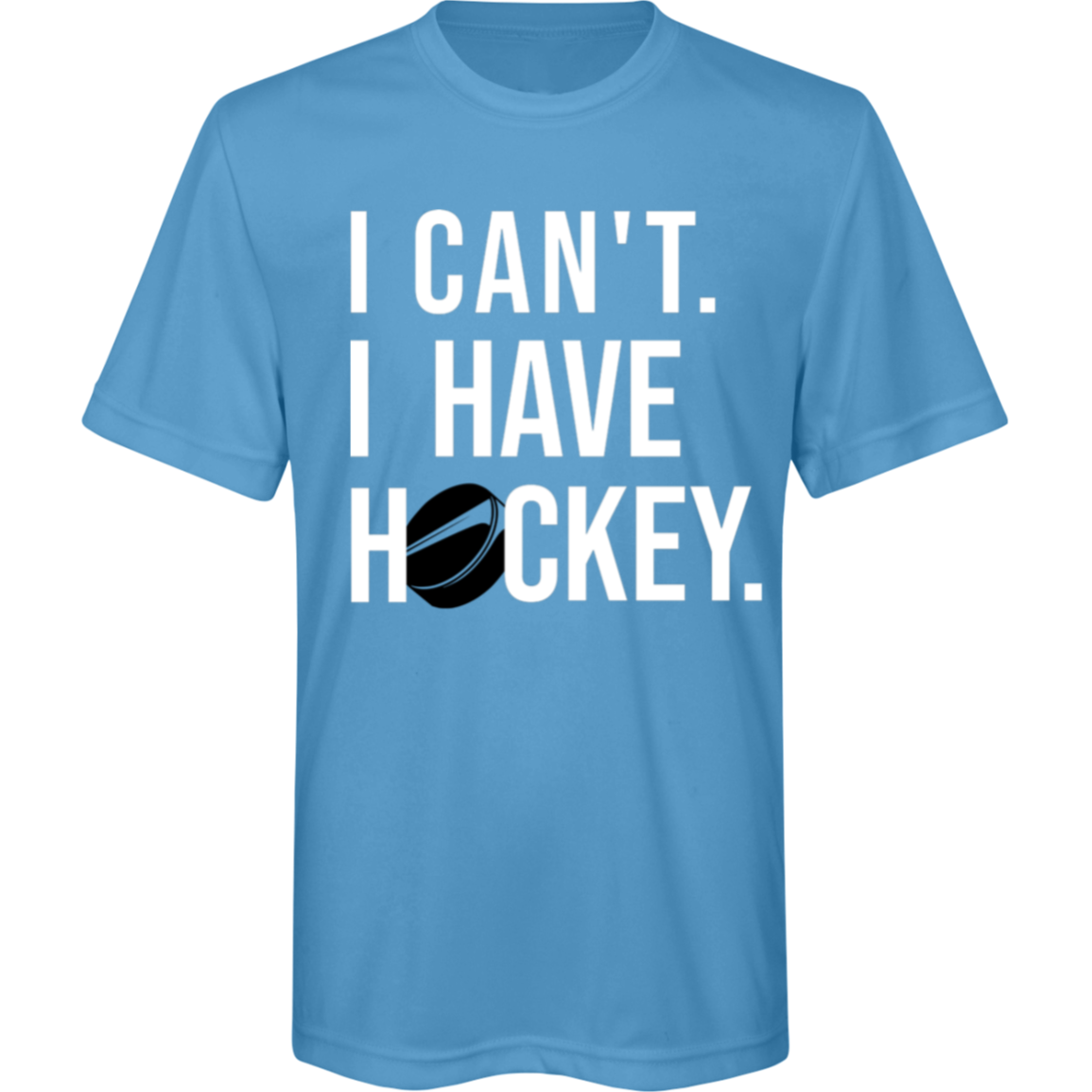 I Can't. I Have Hockey. Youth Tee – Bold and Lightweight