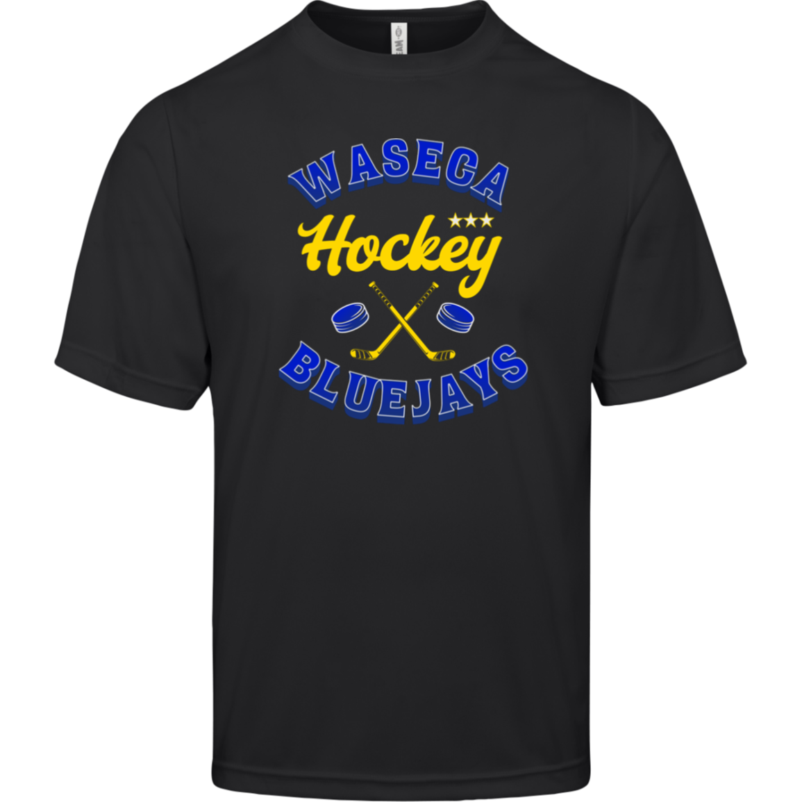 Waseca Bluejays Hockey T-Shirt - Youth & Adult Sizes | Performance Tee