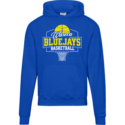 Waseca Bluejays Basketball Hoodie – Champion Powerblend