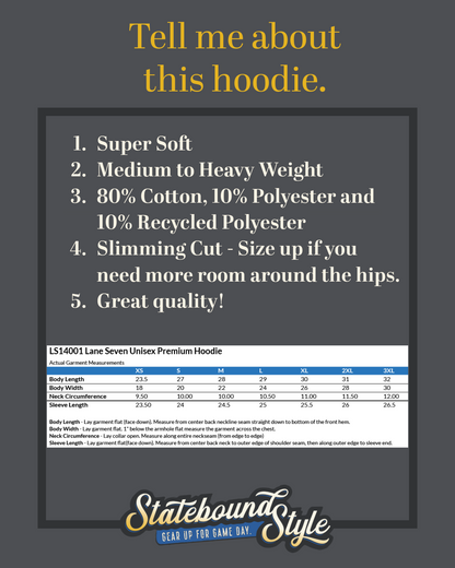 Bluejay Mom Custom Hoodie – Game Day Gear with a Personal Touch